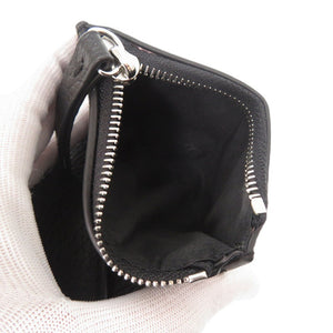 新品同様 メゾン マルジェラ 4ステッチ S56UI0136 レザー ブラック 三つ折り財布 黒 1477【中古】Maison Margiela