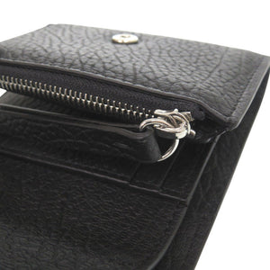 新品同様 メゾン マルジェラ 4ステッチ S56UI0136 レザー ブラック 三つ折り財布 黒 1477【中古】Maison Margiela