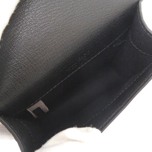 新品同様 ジミーチュウ JCロゴ クロコ型押しレザー ブラック ショルダーバッグ チェーンショルダーバッグ 黒 1483【中古】JIMMY CHOO