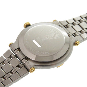 グッチ 9000L SS グレー ゴールド シルバー クオーツ 腕時計 1486【中古】GUCCI