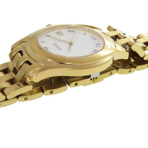 グッチ Gクラス 5400M SS ホワイト ゴールド 白文字盤 クオーツ 腕時計 1487【中古】GUCCI