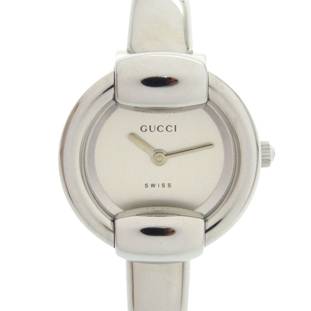美品 グッチ 1400L SS シルバー クオーツ 腕時計 1488【中古】GUCCI