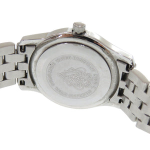 グッチ 5500L SS ブラック シルバー クオーツ 腕時計 黒文字盤 1492【中古】GUCCI