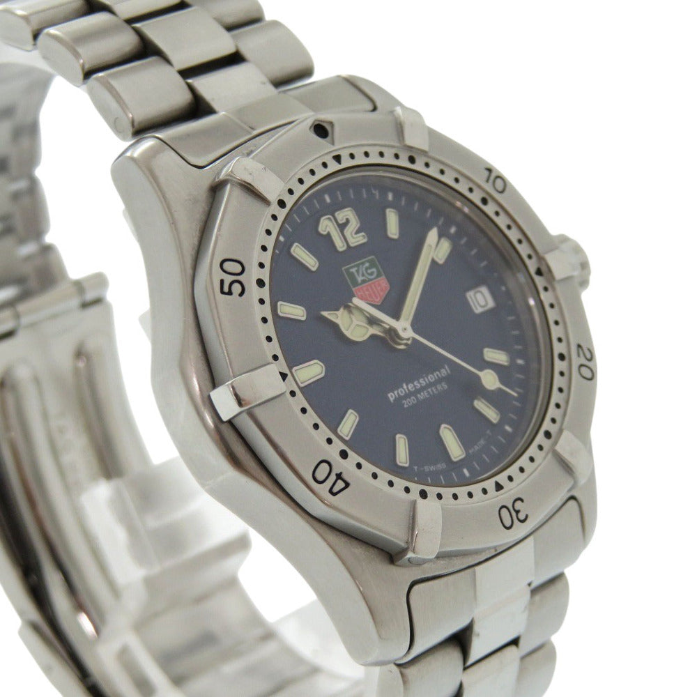 タグホイヤー プロフェッショナル 200M WK1213 SS ブルー シルバー クオーツ 腕時計 1493【中古】TAG HEUER