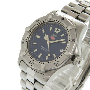 タグホイヤー プロフェッショナル 200M WK1213 SS ブルー シルバー クオーツ 腕時計 1493【中古】TAG HEUER