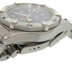 タグホイヤー プロフェッショナル 200M WK1213 SS ブルー シルバー クオーツ 腕時計 1493【中古】TAG HEUER