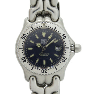 美品 タグホイヤー セル WG1317-2 SS ネイビー シルバー クオーツ 腕時計 1495【中古】TAG HEUER