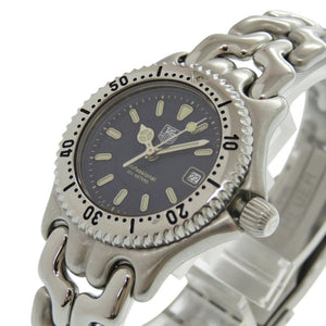 美品 タグホイヤー セル WG1317-2 SS ネイビー シルバー クオーツ 腕時計 1495【中古】TAG HEUER