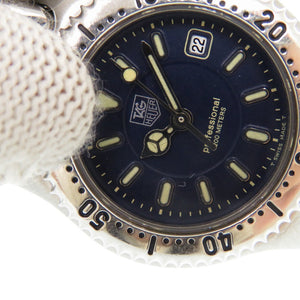 美品 タグホイヤー セル WG1317-2 SS ネイビー シルバー クオーツ 腕時計 1495【中古】TAG HEUER