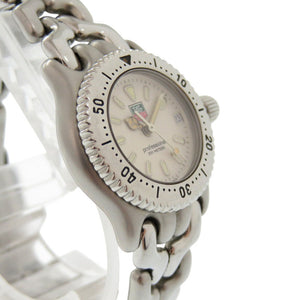 タグホイヤー セル S99.008M SS クリーム クオーツ 腕時計 1496【中古】TAG HEUER