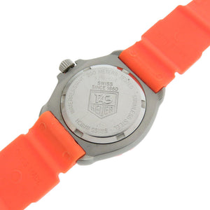 美品 タグホイヤー フォーミュラ1 373.508 SS ラバー グレー オレンジ クオーツ 腕時計 1497【中古】TAG HEUER