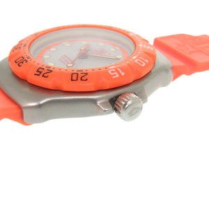 美品 タグホイヤー フォーミュラ1 373.508 SS ラバー グレー オレンジ クオーツ 腕時計 1497【中古】TAG HEUER