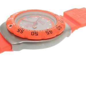 美品 タグホイヤー フォーミュラ1 373.508 SS ラバー グレー オレンジ クオーツ 腕時計 1497【中古】TAG HEUER