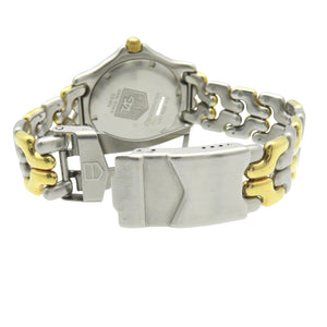 タグホイヤー セルシリーズ クロノメーター WG5122-P0 自動巻き 腕時計 SS コンビカラー ブラック 黒文字盤 1500【中古】TAG HEUER メンズ