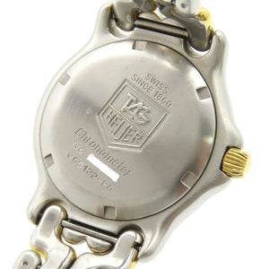 タグホイヤー セルシリーズ クロノメーター WG5122-P0 自動巻き 腕時計 SS コンビカラー ブラック 黒文字盤 1500【中古】TAG HEUER メンズ