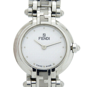 美品 フェンディ 750L ズッカ SS ホワイト クオーツ 腕時計 1501【中古】FENDI