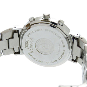 フェンディ オロロジ クロノグラフ 031-4500G-756 SS ブラック シルバー クオーツ 腕時計 黒文字盤 1502【中古】FENDI