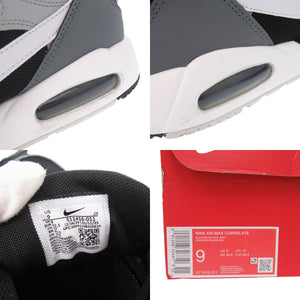 未使用品 ナイキ AIR MAX CORRELATE 511416-011 サイズ9 ラバー キャンバス グレー ブラック ホワイト スニーカー 1513【中古】NIKE メンズ