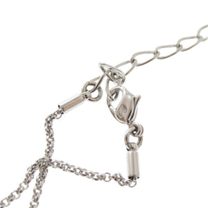 新品同様 スワロフスキー × ディズニー Minnie Mouse Pave メタル ラインストーン シルバー ピンク ネックレス ペンダント 1518【中古】SWAROVSKI