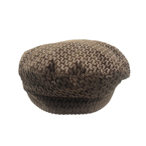 新品同様 エルメス ヴォーバン ヴェルヴェット 58 コットン ブラウン キャスケット 帽子 1523【中古】HERMES