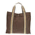 美品 エルメス サックドプラージュ 2201-20  キャンバス ブラウン 1535 茶 トートバッグ【中古】HERMES