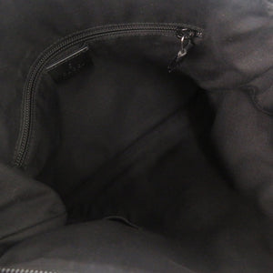 美品 グッチ 145857 GGキャンバス レザー ブラック ショルダーバッグ 黒 1543【中古】GUCCI