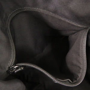 美品 グッチ 145857 GGキャンバス レザー ブラック ショルダーバッグ 黒 1543【中古】GUCCI