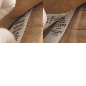 新品同様 ポロ ラルフローレン クロコ型押し 428907595001 レザー ベージュ 2way ハンドバッグ 1555【中古】POLO RALPH LAUREN