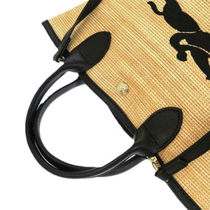 新品同様 ロンシャン ル パニエ プリアージュ  キャンバス ノワール ハンドバッグ ブラック 1560 黒【中古】Longchamp レディース