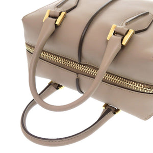 美品 トッズ D-CUBE D-キューブ レザー 本革 グレー ゴールド金具 ハンドバッグ 1563【中古】TOD’S レディース
