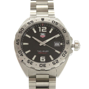 美品 タグホイヤー フォーミュラ1 WAZ1112 SS ブラック クオーツ 腕時計 黒文字盤 1579【中古】TAG HEUER