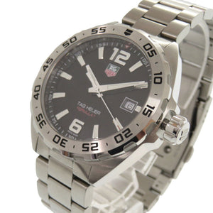 美品 タグホイヤー フォーミュラ1 WAZ1112 SS ブラック クオーツ 腕時計 黒文字盤 1579【中古】TAG HEUER