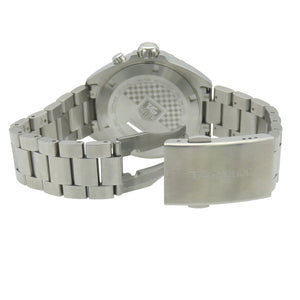 新品同様 タグホイヤー フォーミュラ1 アラーム WAZ111A クオーツ 腕時計 SS ブラック 黒文字盤 1582【中古】TAG HEUER メンズ