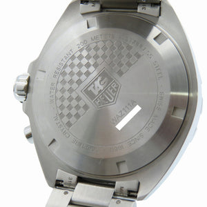 新品同様 タグホイヤー フォーミュラ1 アラーム WAZ111A クオーツ 腕時計 SS ブラック 黒文字盤 1582【中古】TAG HEUER メンズ