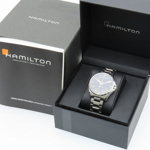 美品 ハミルトン カーキ アビエーション H64645131 自動巻き 腕時計 SS ブラック 黒文字盤 1583【中古】HAMILTON メンズ