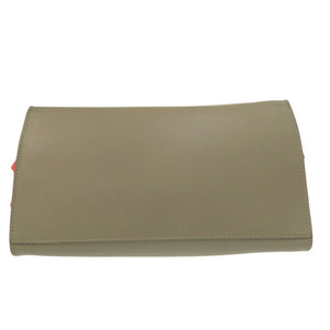 セリーヌ 2WAY トラペーズ ハンドバッグ レザー スエード ショルダーバッグ オレンジ 0010【中古】CELINE