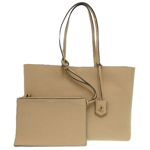 美品 ジミーチュウ NINE2FIVE ナイントゥーファイブ カーフ/レザー バーリー ベージュ トートバッグ 0011【中古】JIMMY CHOO