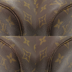 ルイ ヴィトン ネヴァーフルMM モノグラム M40156 ブラウン トートバッグ LV 0017【中古】LOUIS VUITTON
