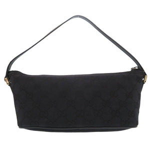 美品 グッチ アクセサリーポーチ 03911032123 ポーチ GGキャンバス ブラック 0020【中古】GUCCI