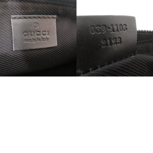 美品 グッチ アクセサリーポーチ 03911032123 ポーチ GGキャンバス ブラック 0020【中古】GUCCI