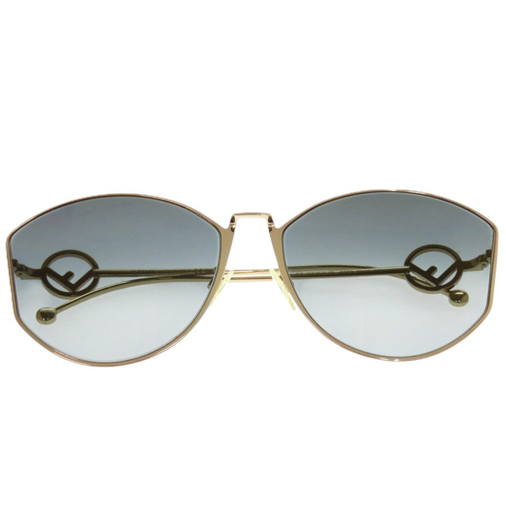新品同様 フェンディ エフイズ FF 0335FS J5GFQ メタル ゴールド サングラス 0021【中古】FENDI