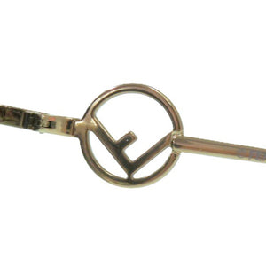 新品同様 フェンディ エフイズ FF 0335FS J5GFQ メタル ゴールド サングラス 0021【中古】FENDI