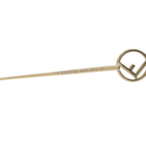 新品同様 フェンディ エフイズ FF 0335FS J5GFQ メタル ゴールド サングラス 0021【中古】FENDI