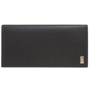 新品同様 ダンヒル レザー ブラック 長財布 長札入れ 黒 0033【中古】Dunhill