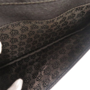 新品同様 ダンヒル レザー ブラック 長財布 長札入れ 黒 0033【中古】Dunhill