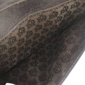 新品同様 ダンヒル レザー ブラック 長財布 長札入れ 黒 0033【中古】Dunhill