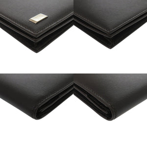新品同様 ダンヒル レザー ブラック 長財布 長札入れ 黒 0033【中古】Dunhill
