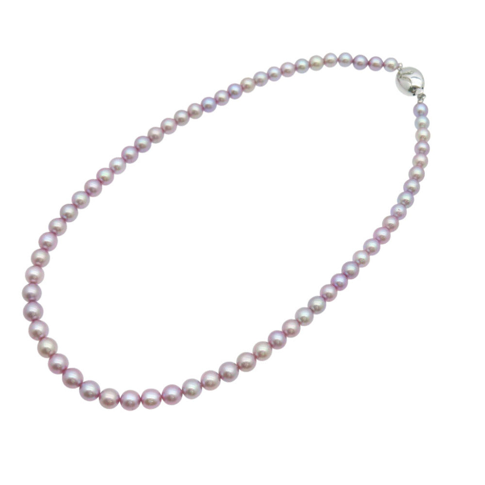 新品同様 タサキ パール 6ｍｍ ネックレス シルバー アクセサリー 0037【中古】TASAKI