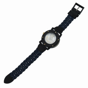 ブルガリ ブルガリブルガリ カーボンゴールド BB40CL 自動巻き 腕時計 カーボン/レザー ブラック 黒文字盤 0039【中古】BVLGARI メンズ