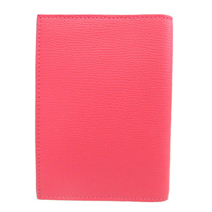 新品同様 サルヴァトーレフェラガモ ガンチーニ レザー ピンク パスポートケース 0051【中古】Salvatore Ferragamo